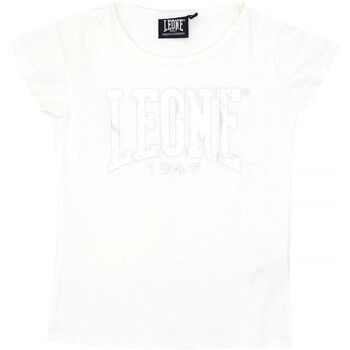 Leone 1947 Tops y Camisetas Girl T-Shirt Short Sleeves Foil para niña