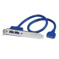 adaptador startech usb3splate bracket 2 puertos usb 32 gen 1 idc azul 05 m