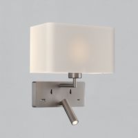 aplique de pared con lector led romeo 3w
