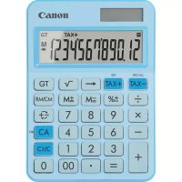 calculadora canon ls-125kb de escritorio 12 digitos bateriasolar azul