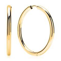 de aros de acero inoxidable chapados en oro