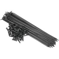 salt plain gauge spokes - 40 pack black  192mm