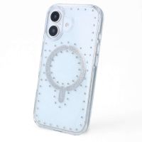 funda brillantes glitter compatible con magsafe compatible con iphone 16 plus
