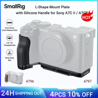 placa de montaje en forma de l smallrig a7c iia7cr con mango de silicona para sony alpha 7c iialpha 7cr con placa de liberacion rapida arca-swiss 4797