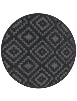 Alfombras de interior y exterior Livornia antracita 160 cm redondo