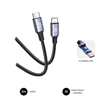 cable subblim plus 100w c-c 2m black