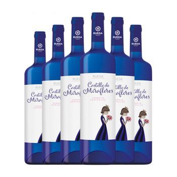 Valdespino Vino Blanco Castillo De Miraflores Semi-seco Semi-dulce Rueda 75 Cl 11% Vol. (pack De 6 Unidades)