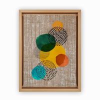 pintura decorativa lienzo lnj219362251113-6696 multicolor 66x96 cm