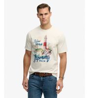 superdry para hombre m1012355a camiseta matitime loose blanco 3xl casual algodon manga corta