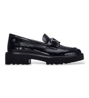 xti para mujer 14625801-negro mocasines 146258 negro 41 3 a 5cm ninguno casual clasico charol