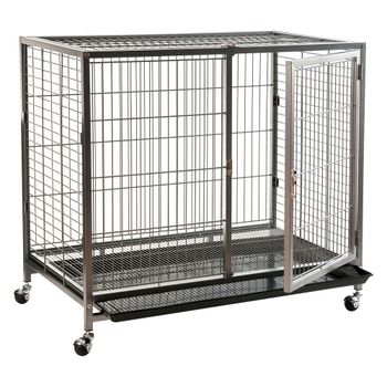 Tabby Indoor Dog Cage - Size L: 109.5 x 70 x 87.5 cm (L x W x H)