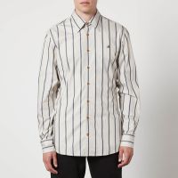 vivienne westwood ghost striped cotton shirt - it 46s