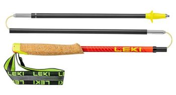 Bastones plegables leki  p neotrail  p pro fx  p one super  p lite carbono rojo 3 radios