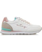 de mtng mtng zapatillas nole musji blancas con detalles rosa y turquesa  ref 60439 blanco