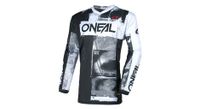 maillot de manga larga o neal element roller negro blanco  hombre