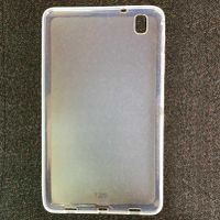 para samsung galaxy tab pro 84 sm-t320 funda protectora transparente de tpu suave a prueba de golpes y anti-caidas para tablet  regalo