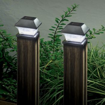 Solar Post Lights 4PK by Smart Solar