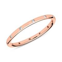 anillo de plata 925 chapada en oro rosa