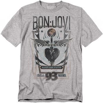 Bon Jovi Camiseta Keep The Faith para mujer