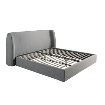 Cama Tela Color Gris Oscuro Angel Cerdá 7145 231x239x104