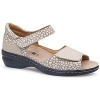 calzamedi sandalias 0668 beige para mujer