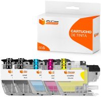pccom essential brother lc421xl cartucho tinta compatible negrocianmagentaamarillo pack 5
