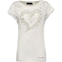 cafe noir camiseta ojt025 para mujer
