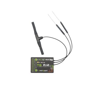 FrSky Tandem TD SR12 2.4Ghz/900Mhz Receptor Dual Band 12CH de Largo Alcance con Telemetría y Estabilizador ADV para Dron