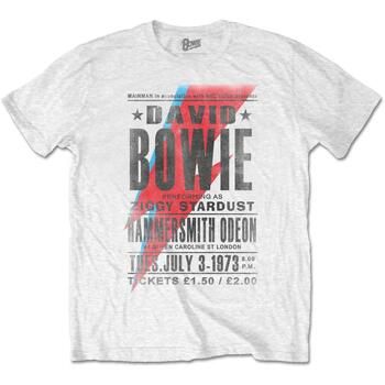 David Bowie Camiseta Hammersmith Odeon para hombre