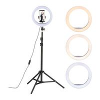 anillo de luz led con soporte 50 cm