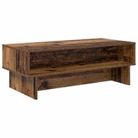 mesa de cafe - mesa de centro - mesa baja madera vieja 100 x 46 x 35 cm madera de ingenieria