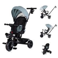 triciclo con capota y mango parental max sport de chipolino - matcha