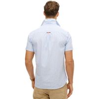 superdry camisa manga corta oxford para hombre