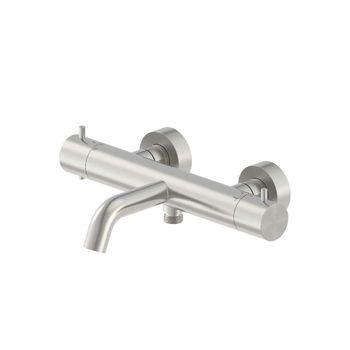 Mezclador De Bano Y Ducha En Acero Inoxidable 316l Color Inox Satinato