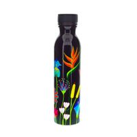 botella termo 75 cl  negro silicona  28 x  68 cm x 7 cm