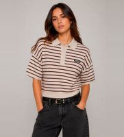 rotate para mujer 1143041764 polo ellia beige m casual modal manga larga