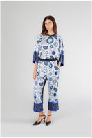 pantalon bimateria delantero estampado multiblue bandana xs