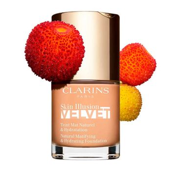 Clarins Bases Maquillaje Skin Illusion Velvet Maquillaje Sérum Acabado Mate