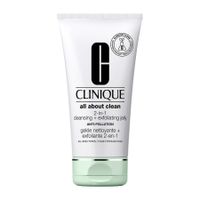 clinique - all about clean 2-in-1 cleansing  exfoliating jelly geles limpiadores 150 ml unisex