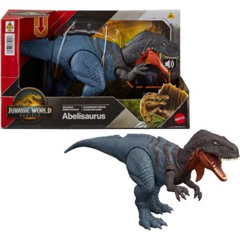 Figura Abelisaurus Jurassic World Rebirth Articulada 12 Cms