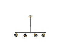 lampara de techo metal color negro serie beethoven 80cm