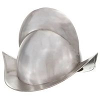 replica de casco de caballero medieval antiguo larp acero plata vidaxl