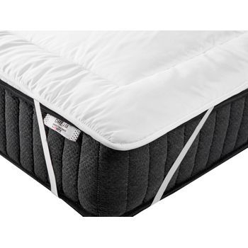 Cubrecolchón De Microfibra Blanco Individual 180 X 200 Cm 25 Cm De Grosor Aizkorri