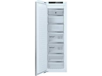 Congelador vertical - Balay 3GIE737F, 212 l , 177 cm, Tecnología Inverter, Cajón Big Box, Sin panelar