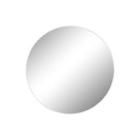espejo metal espejo 120x2x120 blanco