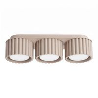 plafone taupe aluminio alt 8 cm