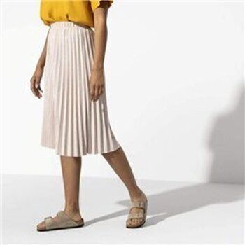 BIRKENSTOCK Sandalias Arizona Soft Suede taupe para mujer