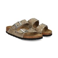 birkenstock sandalias planas mujer - beige talla 41n