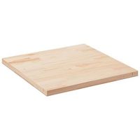 tablero de mesa cuadrado madera maciza de pino 90x90x25 cm vidaxl