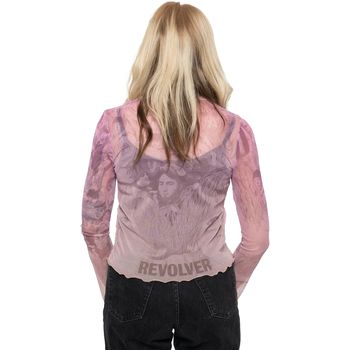 The Beatles Camiseta manga larga Revolver para mujer
